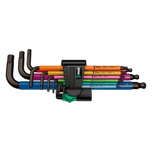 Juego de llaves acodadas Wera 950/9 Hex-Plus Multicolour 1 (9 piezas)