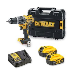 Dewalt DCD796P2-QW taladro percutor sin escobillas, 2X5Ah baterías, cargador y maletín T-stak